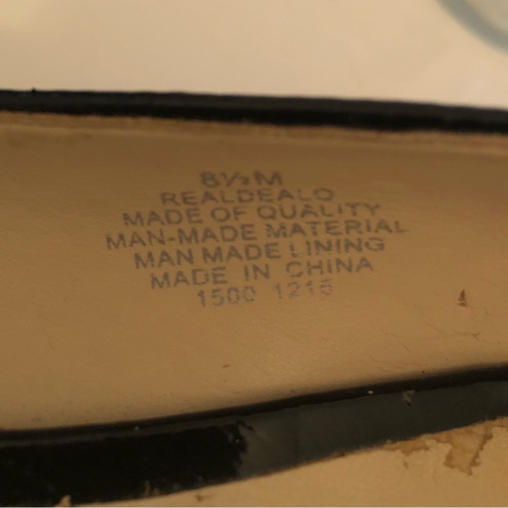 Nine West Black Patent Peep Toe Wedge Pumps - Size 8.5 - Picture 10 of 13